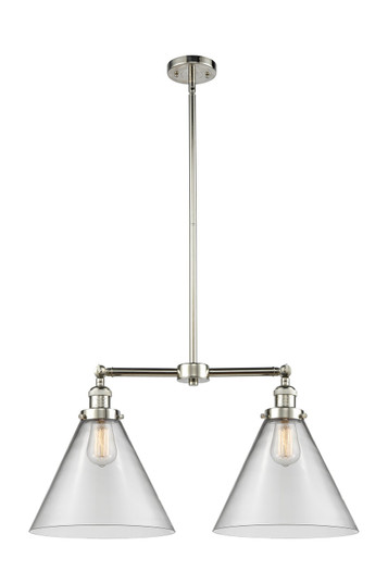 Franklin Restoration LED Island Pendant in Polished Nickel (405|209-PN-G42-L-LED)