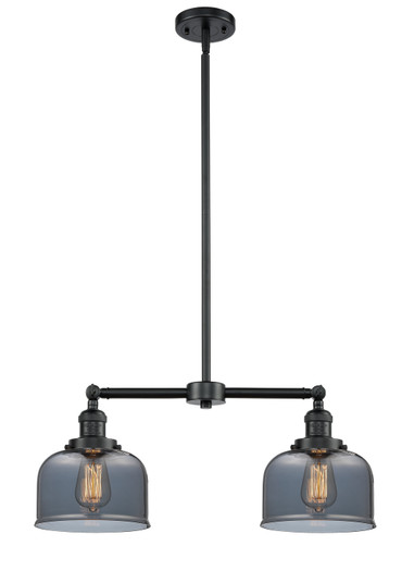 Franklin Restoration Two Light Island Pendant in Oil Rubbed Bronze (405|209-OB-G73)