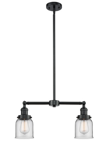 Franklin Restoration Two Light Island Pendant in Oil Rubbed Bronze (405|209-OB-G52)