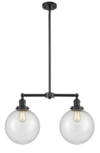 Franklin Restoration LED Island Pendant in Oil Rubbed Bronze (405|209-OB-G204-10-LED)