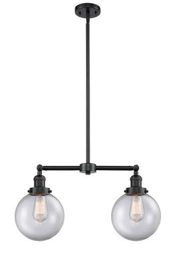 Franklin Restoration LED Island Pendant in Oil Rubbed Bronze (405|209-OB-G202-8-LED) Franklin Restoration LED Island Pendant in Oil Rubbed Bronze (405|209-OB-G202-8-LED)