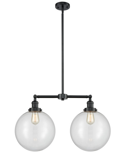 Franklin Restoration LED Island Pendant in Oil Rubbed Bronze (405|209-OB-G202-12-LED)