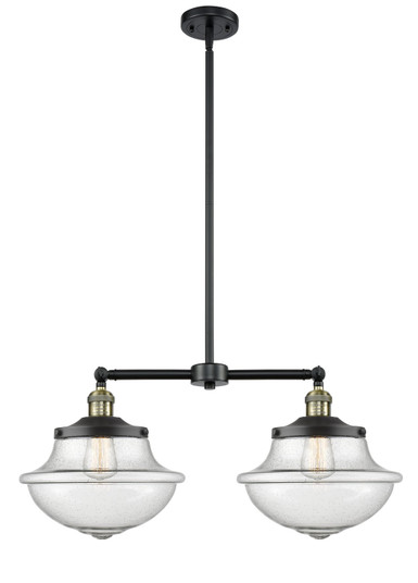 Franklin Restoration LED Island Pendant in Black Antique Brass (405|209-BAB-G544-LED)