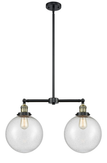 Franklin Restoration LED Island Pendant in Black Antique Brass (405|209-BAB-G204-10-LED)