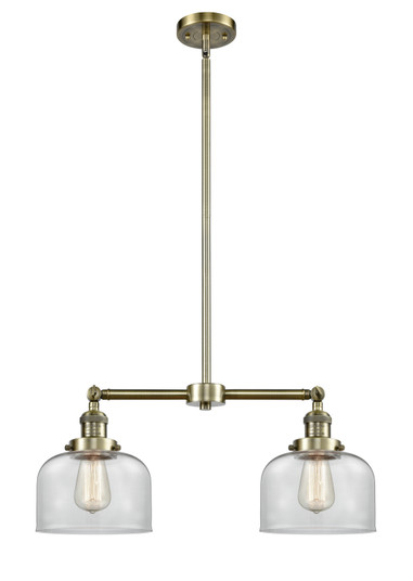 Franklin Restoration LED Island Pendant in Antique Brass (405|209-AB-G72-LED)