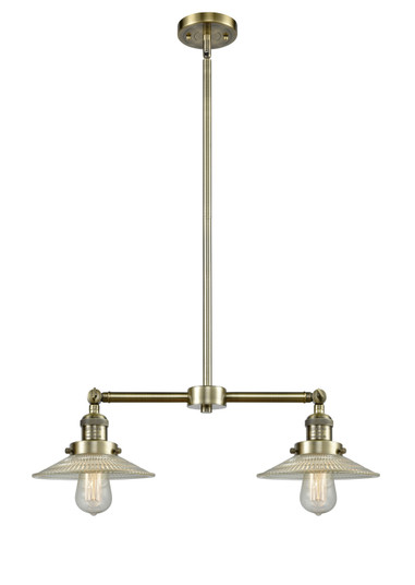 Franklin Restoration LED Island Pendant in Antique Brass (405|209-AB-G2-LED)