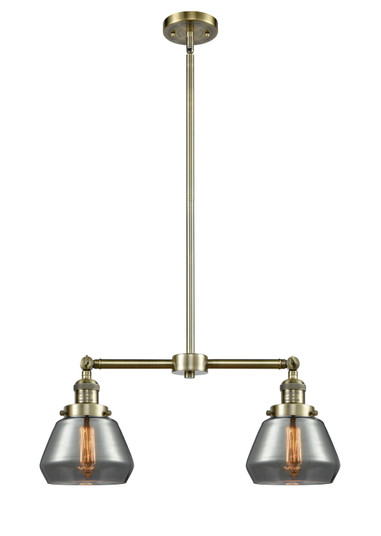 Franklin Restoration LED Island Pendant in Antique Brass (405|209-AB-G173-LED)