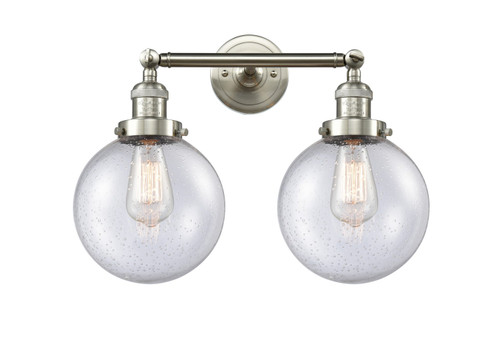 Franklin Restoration LED Bath Vanity in Brushed Satin Nickel (405|208-SN-G204-8-LED)