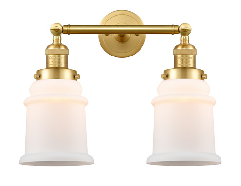 Franklin Restoration Two Light Bath Vanity in Satin Gold (405|208-SG-G181)