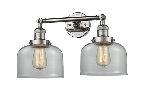 Franklin Restoration Two Light Bath Vanity in Polished Nickel (405|208-PN-G72)
