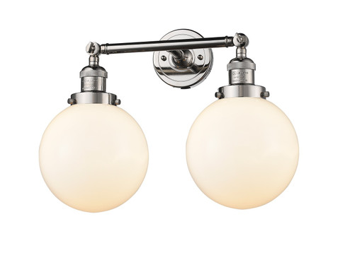 Franklin Restoration LED Bath Vanity in Polished Nickel (405|208-PN-G201-8-LED)