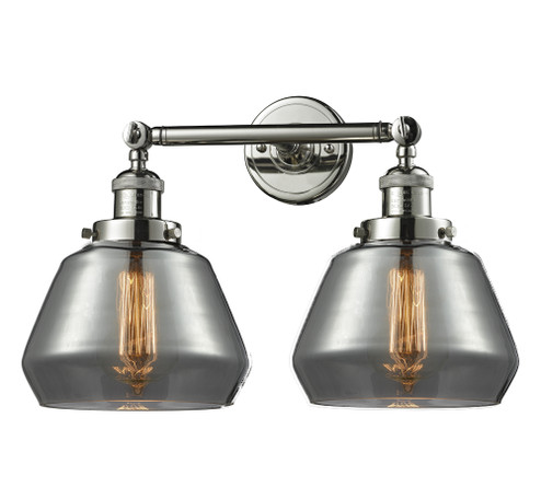 Franklin Restoration Two Light Bath Vanity in Polished Nickel (405|208-PN-G173)