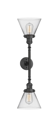Franklin Restoration Two Light Bath Vanity in Oil Rubbed Bronze (405|208L-OB-G42)