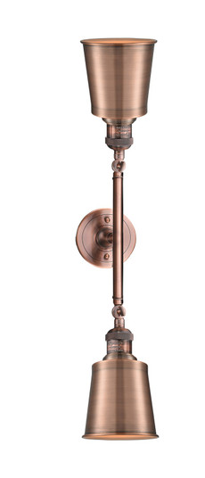 Franklin Restoration LED Bath Vanity in Antique Copper (405|208L-AC-M9-AC-LED)