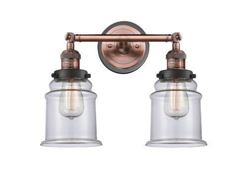 Franklin Restoration Two Light Bath Vanity in Antique Copper (405|208BP-ACBK-G182)