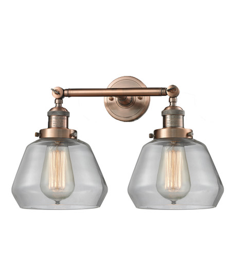 Franklin Restoration Two Light Bath Vanity in Antique Copper (405|208-AC-G172)