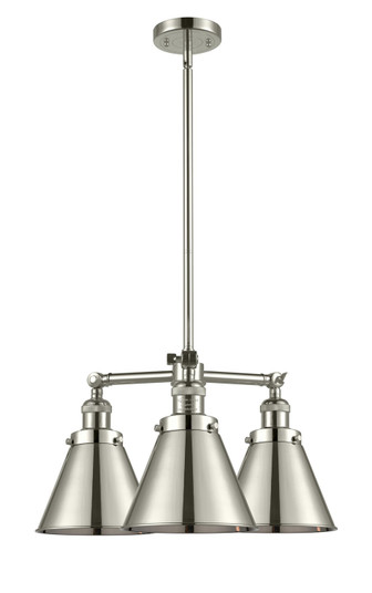 Franklin Restoration LED Chandelier in Polished Nickel (405|207-PN-M13-PN-LED)