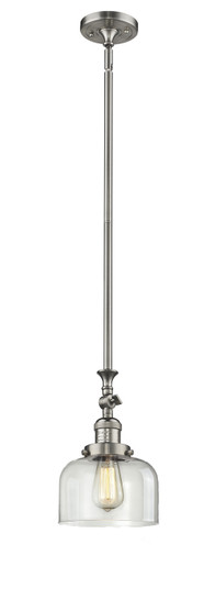 Franklin Restoration One Light Mini Pendant in Brushed Satin Nickel (405|206-SN-G72)