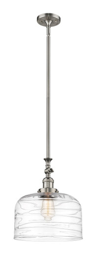 Franklin Restoration One Light Mini Pendant in Brushed Satin Nickel (405|206-SN-G713-L)