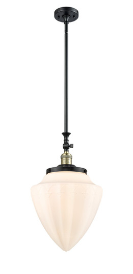 Franklin Restoration LED Mini Pendant in Brushed Satin Nickel (405|206-SN-G664-12-LED)