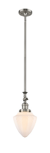 Franklin Restoration LED Mini Pendant in Brushed Satin Nickel (405|206-SN-G661-7-LED)