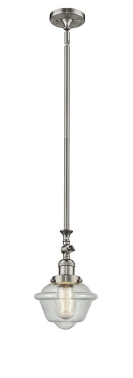 Franklin Restoration LED Mini Pendant in Brushed Satin Nickel (405|206-SN-G534-LED)