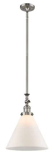 Franklin Restoration LED Mini Pendant in Brushed Satin Nickel (405|206-SN-G41-L-LED)