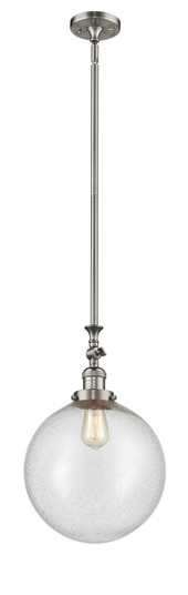 Franklin Restoration LED Mini Pendant in Brushed Satin Nickel (405|206-SN-G204-12-LED)