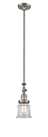 Franklin Restoration LED Mini Pendant in Brushed Satin Nickel (405|206-SN-G182S-LED)