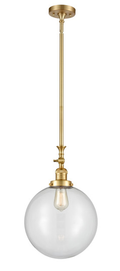 Franklin Restoration LED Mini Pendant in Satin Gold (405|206-SG-G202-12-LED)