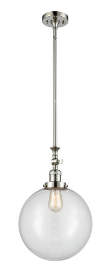 Franklin Restoration One Light Mini Pendant in Polished Nickel (405|206-PN-G202-12)