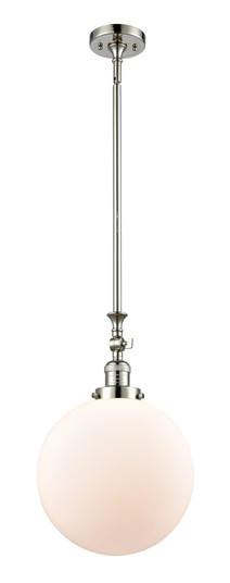 Franklin Restoration LED Mini Pendant in Polished Nickel (405|206-PN-G201-12-LED)