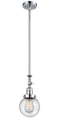 Franklin Restoration LED Mini Pendant in Polished Chrome (405|206-PC-G204-6-LED)