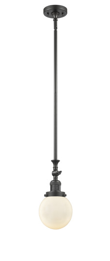 Franklin Restoration One Light Mini Pendant in Oil Rubbed Bronze (405|206-OB-G201-6)