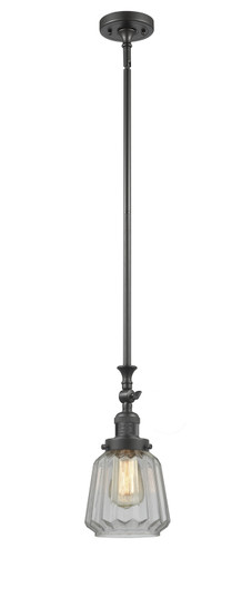 Franklin Restoration One Light Mini Pendant in Oil Rubbed Bronze (405|206-OB-G142)
