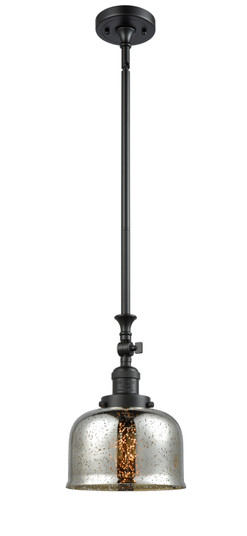 Franklin Restoration One Light Mini Pendant in Matte Black (405|206-BK-G78)