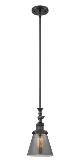 Franklin Restoration LED Mini Pendant in Matte Black (405|206-BK-G63-LED)