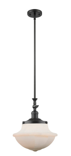 Franklin Restoration LED Mini Pendant in Matte Black (405|206-BK-G541-LED)