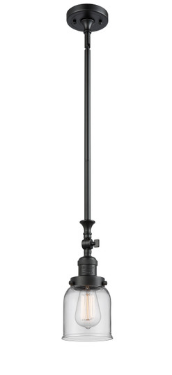 Franklin Restoration One Light Mini Pendant in Matte Black (405|206-BK-G52)