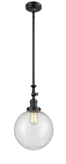 Franklin Restoration LED Mini Pendant in Matte Black (405|206-BK-G204-10-LED)