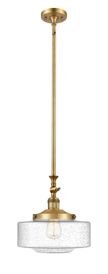 Franklin Restoration One Light Mini Pendant in Brushed Brass (405|206-BB-G694-12)