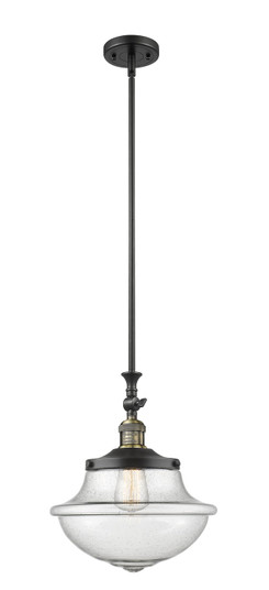 Franklin Restoration LED Mini Pendant in Black Antique Brass (405|206-BAB-G544-LED)