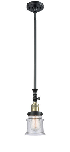 Franklin Restoration One Light Mini Pendant in Black Antique Brass (405|206-BAB-G184S)