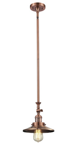 Franklin Restoration One Light Mini Pendant in Antique Copper (405|206-AC-M3)