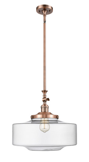 Franklin Restoration One Light Mini Pendant in Antique Copper (405|206-AC-G692-16)
