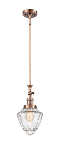 Franklin Restoration LED Mini Pendant in Antique Copper (405|206-AC-G664-7-LED)