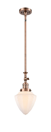 Franklin Restoration LED Mini Pendant in Antique Copper (405|206-AC-G661-7-LED)