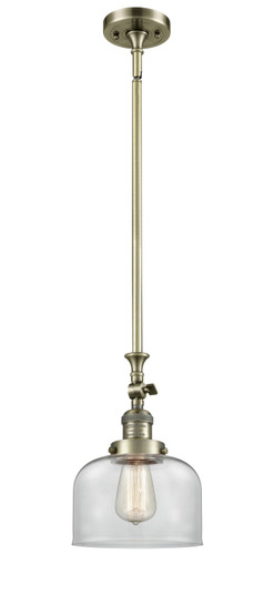Franklin Restoration LED Mini Pendant in Antique Brass (405|206-AB-G72-LED)