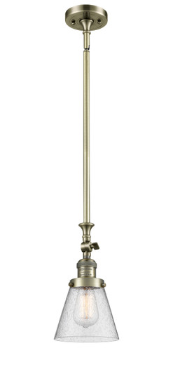 Franklin Restoration LED Mini Pendant in Antique Brass (405|206-AB-G64-LED)