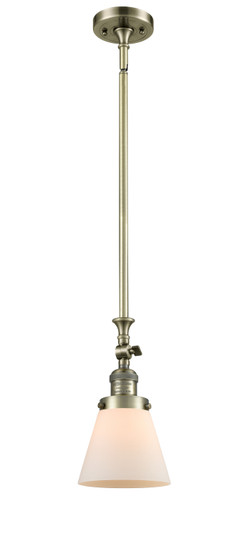 Franklin Restoration One Light Mini Pendant in Antique Brass (405|206-AB-G61)